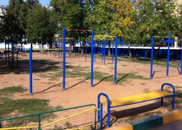 Площадка для воркаута в городе Оренбург №4200 Средняя Советская фото